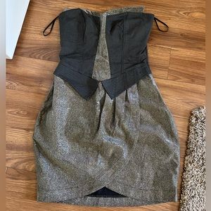 Beautiful sparkly strapless dress